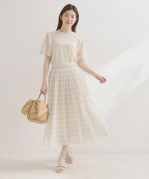 Couture Brooch / クチュールブローチ ニット・セーター | 透かしフレアー袖ニットトップス | 詳細5