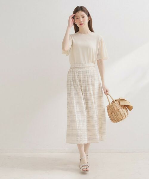 Couture Brooch / クチュールブローチ ニット・セーター | 透かしフレアー袖ニットトップス | 詳細6