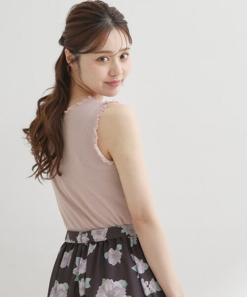 Couture Brooch / クチュールブローチ キャミソール・チューブトップ | フリルニットタンクトップ | 詳細16