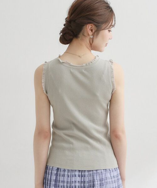 Couture Brooch / クチュールブローチ キャミソール・チューブトップ | フリルニットタンクトップ | 詳細24