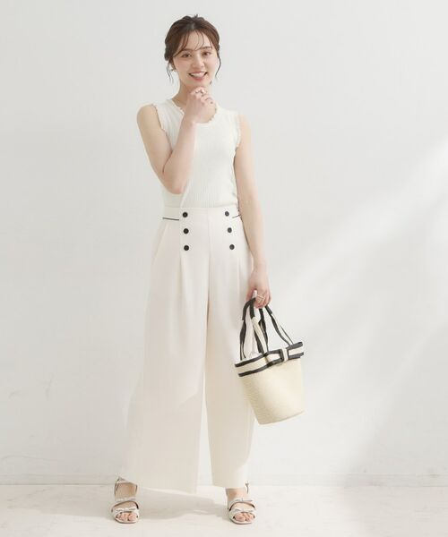 Couture Brooch / クチュールブローチ キャミソール・チューブトップ | フリルニットタンクトップ | 詳細4