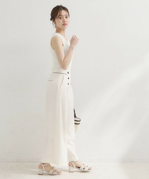 Couture Brooch / クチュールブローチ キャミソール・チューブトップ | フリルニットタンクトップ | 詳細6