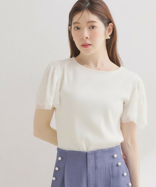 Couture Brooch / クチュールブローチ カットソー | テレコレーストップス | 詳細2