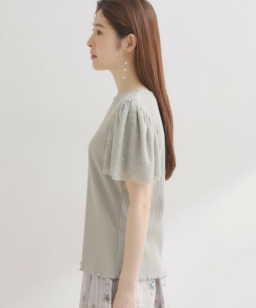 Couture Brooch / クチュールブローチ カットソー | テレコレーストップス | 詳細30