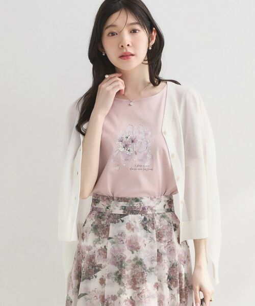 Couture Brooch / クチュールブローチ Tシャツ | トウシューズプリントTシャツ | 詳細17