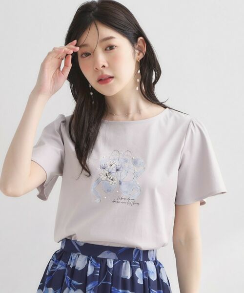 Couture Brooch / クチュールブローチ Tシャツ | トウシューズプリントTシャツ | 詳細9