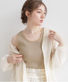 Couture Brooch / クチュールブローチ キャミソール・チューブトップ | チュール付きタンクトップ