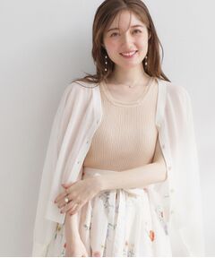 Couture Brooch / クチュールブローチ キャミソール・チューブトップ | チュール付きタンクトップ