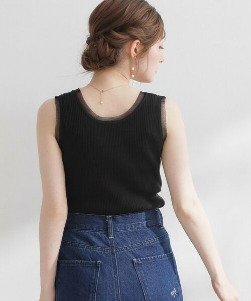 Couture Brooch / クチュールブローチ キャミソール・チューブトップ | チュール付きタンクトップ | 詳細10