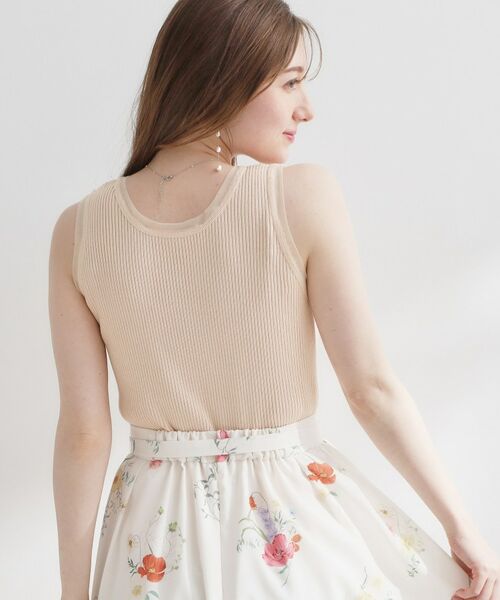 Couture Brooch / クチュールブローチ キャミソール・チューブトップ | チュール付きタンクトップ | 詳細24