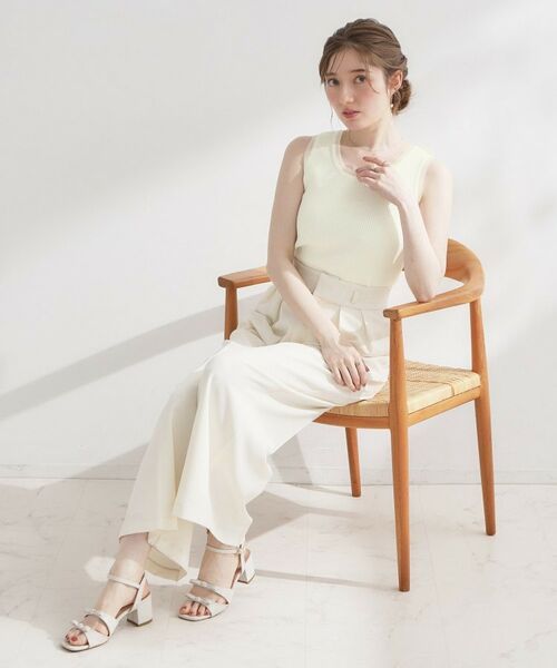 Couture Brooch / クチュールブローチ キャミソール・チューブトップ | チュール付きタンクトップ | 詳細5