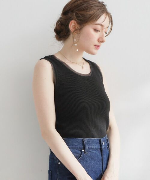 Couture Brooch / クチュールブローチ キャミソール・チューブトップ | チュール付きタンクトップ | 詳細9