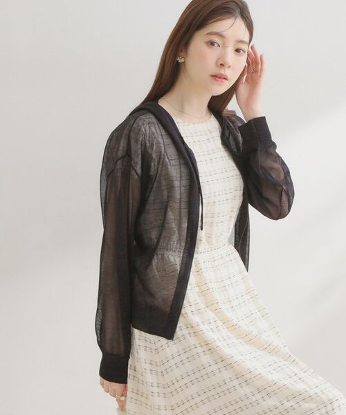 Couture Brooch / クチュールブローチ カーディガン・ボレロ | LEVITAジップアップフーディー | 詳細11