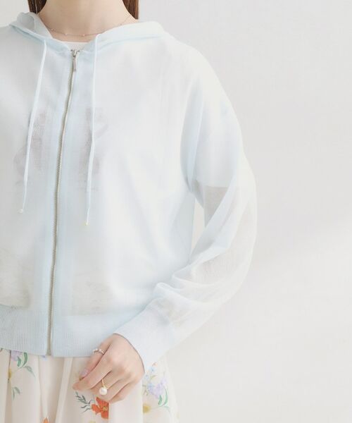 Couture Brooch / クチュールブローチ カーディガン・ボレロ | LEVITAジップアップフーディー | 詳細27