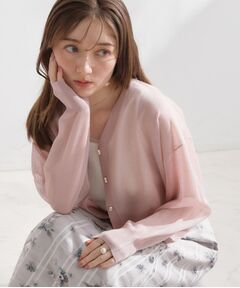 Couture Brooch / クチュールブローチ カーディガン・ボレロ | LEVITAダブルパール調釦カーディ