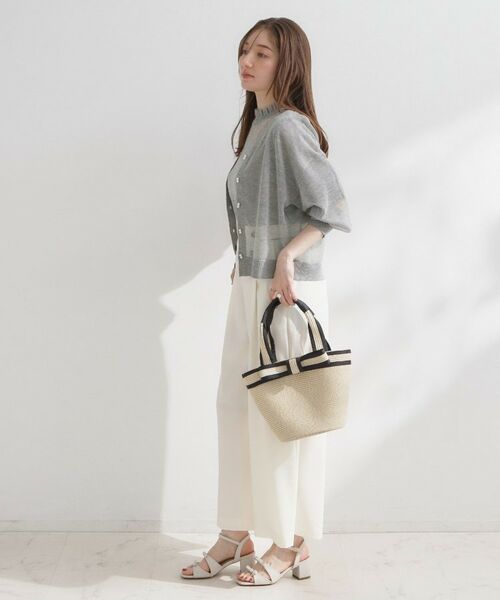 Couture Brooch / クチュールブローチ カーディガン・ボレロ | LEVITAダブルパール調釦カーディ | 詳細12