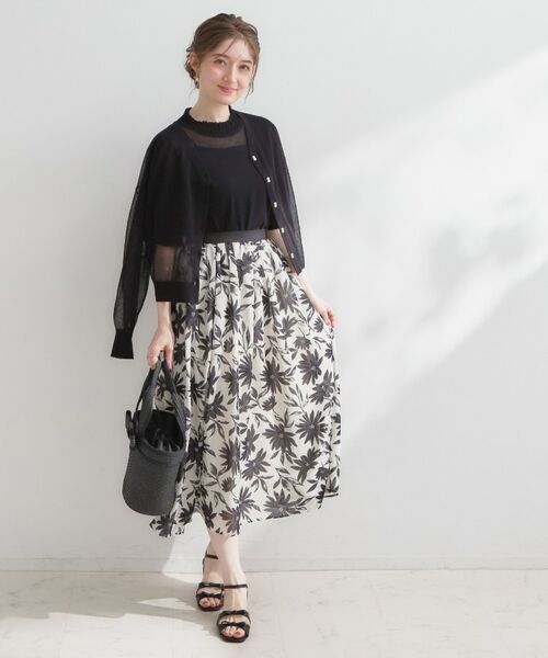 Couture Brooch / クチュールブローチ カーディガン・ボレロ | LEVITAダブルパール調釦カーディ | 詳細21