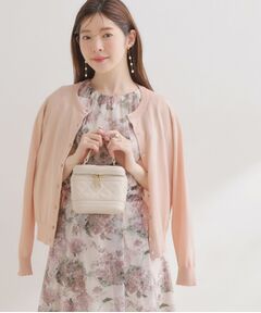 Couture Brooch / クチュールブローチ カーディガン・ボレロ | ポイント透かしビジュー釦カーディ