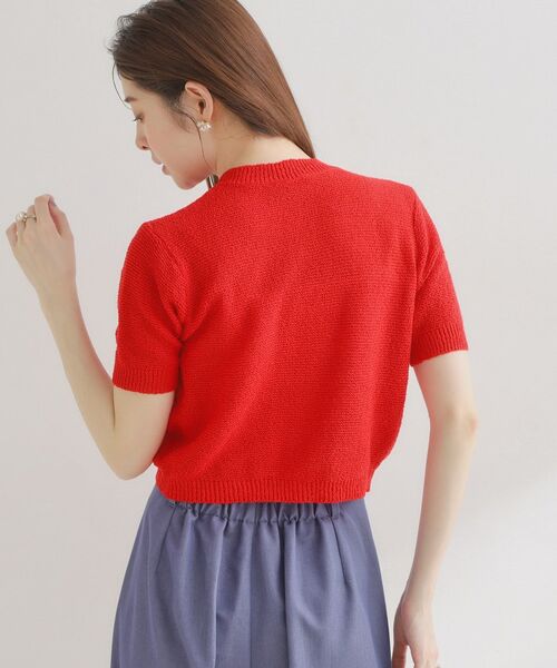 Couture Brooch / クチュールブローチ カーディガン・ボレロ | ポケット付き半袖カーディガン | 詳細11