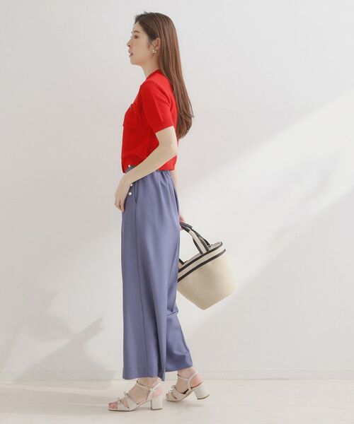 Couture Brooch / クチュールブローチ カーディガン・ボレロ | ポケット付き半袖カーディガン | 詳細13