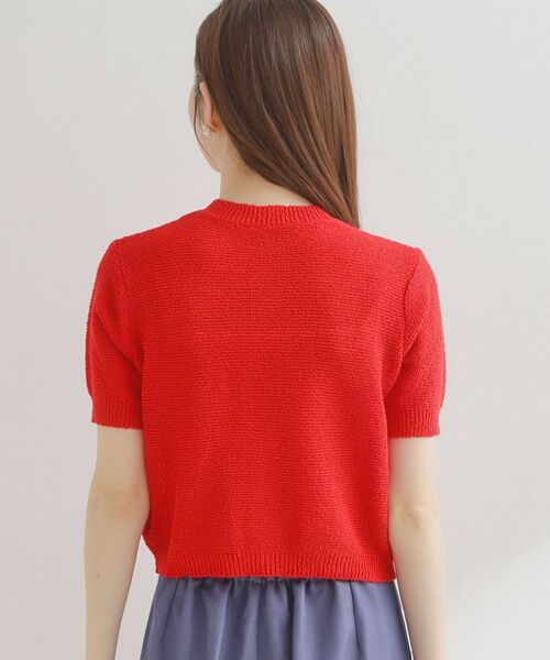 Couture Brooch / クチュールブローチ カーディガン・ボレロ | ポケット付き半袖カーディガン | 詳細26