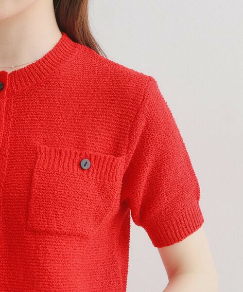 Couture Brooch / クチュールブローチ カーディガン・ボレロ | ポケット付き半袖カーディガン | 詳細28