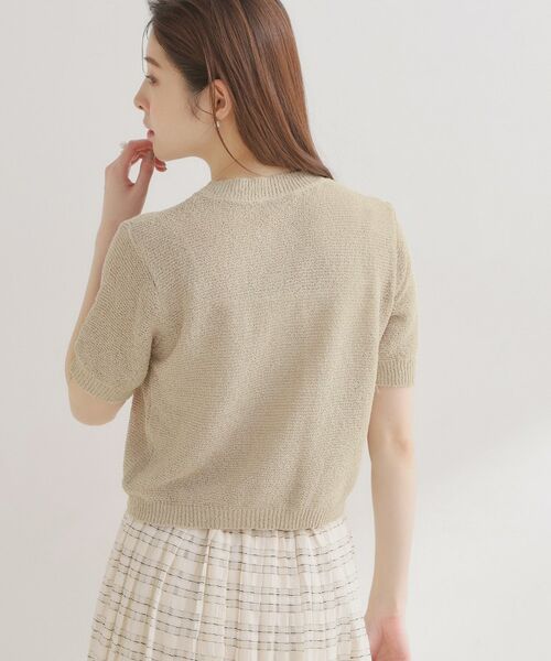 Couture Brooch / クチュールブローチ カーディガン・ボレロ | ポケット付き半袖カーディガン | 詳細4