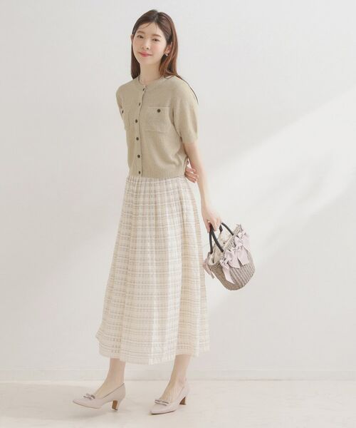 Couture Brooch / クチュールブローチ カーディガン・ボレロ | ポケット付き半袖カーディガン | 詳細6