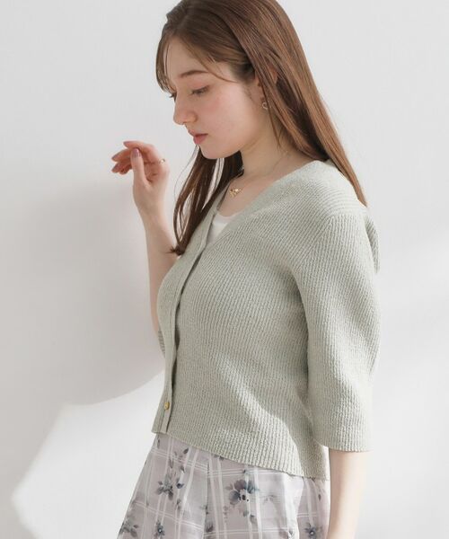 Couture Brooch / クチュールブローチ カーディガン・ボレロ | パワショルカーディガン | 詳細16