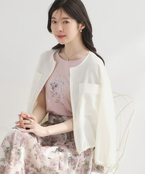 Couture Brooch / クチュールブローチ レザーブルゾン・ジャケット | シアーメッシュブルゾン | 詳細2