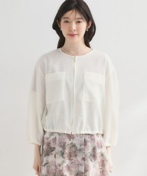 Couture Brooch / クチュールブローチ レザーブルゾン・ジャケット | シアーメッシュブルゾン | 詳細22