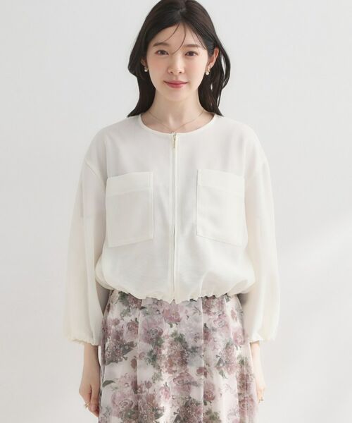 Couture Brooch / クチュールブローチ レザーブルゾン・ジャケット | シアーメッシュブルゾン | 詳細25