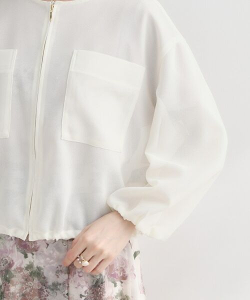 Couture Brooch / クチュールブローチ レザーブルゾン・ジャケット | シアーメッシュブルゾン | 詳細29