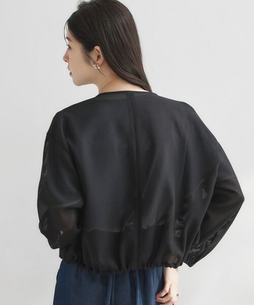 Couture Brooch / クチュールブローチ レザーブルゾン・ジャケット | シアーメッシュブルゾン | 詳細8