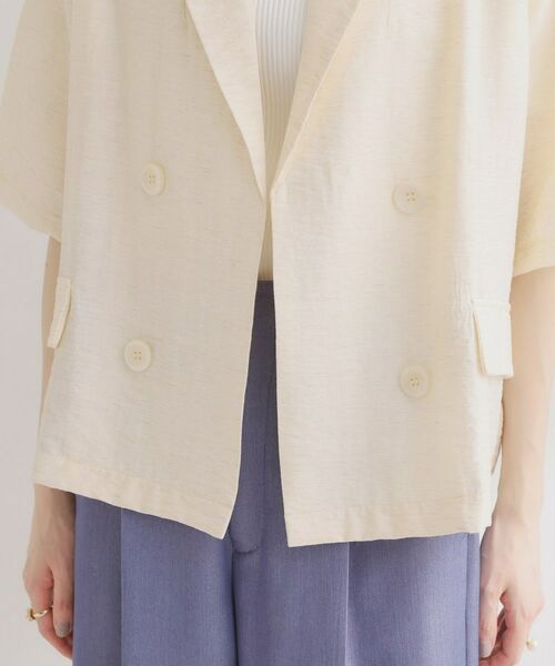 Couture Brooch / クチュールブローチ テーラードジャケット | バックスリットハーフジャケット | 詳細20