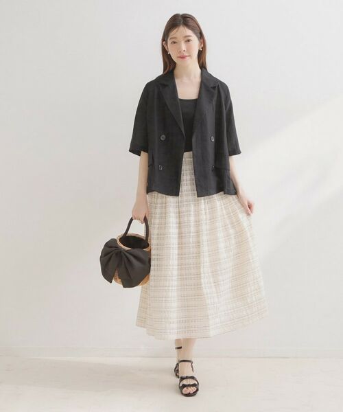 Couture Brooch / クチュールブローチ テーラードジャケット | バックスリットハーフジャケット | 詳細5