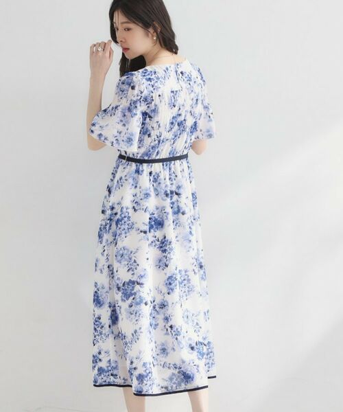 Couture Brooch / クチュールブローチ ロング・マキシ丈ワンピース | クラウディフラワーワンピース | 詳細10