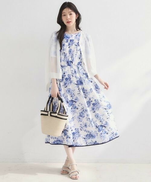 Couture Brooch / クチュールブローチ ロング・マキシ丈ワンピース | クラウディフラワーワンピース | 詳細12