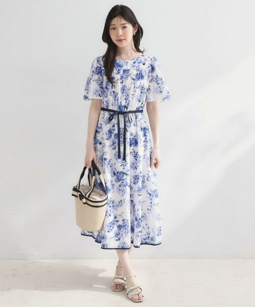 Couture Brooch / クチュールブローチ ロング・マキシ丈ワンピース | クラウディフラワーワンピース | 詳細13