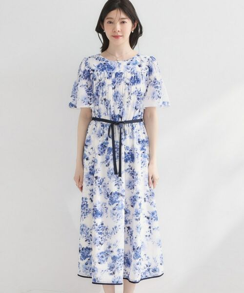 Couture Brooch / クチュールブローチ ロング・マキシ丈ワンピース | クラウディフラワーワンピース | 詳細16