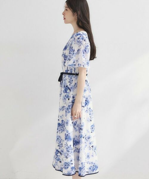 Couture Brooch / クチュールブローチ ロング・マキシ丈ワンピース | クラウディフラワーワンピース | 詳細17