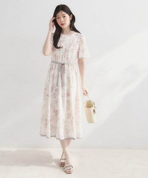 Couture Brooch / クチュールブローチ ロング・マキシ丈ワンピース | クラウディフラワーワンピース | 詳細4