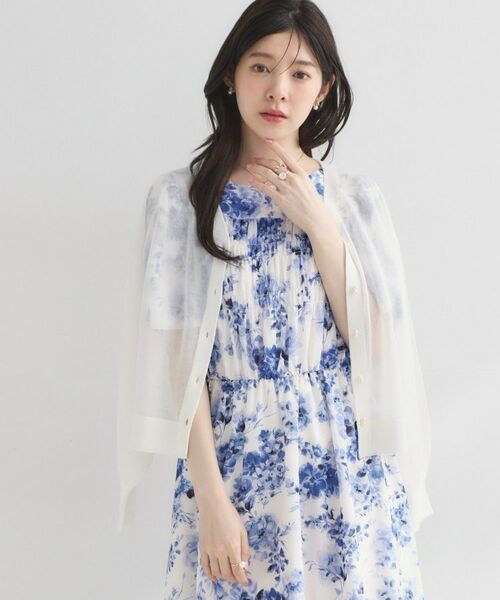 Couture Brooch / クチュールブローチ ロング・マキシ丈ワンピース | クラウディフラワーワンピース | 詳細8