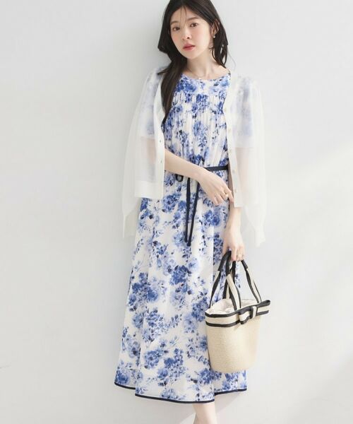 Couture Brooch / クチュールブローチ ロング・マキシ丈ワンピース | クラウディフラワーワンピース | 詳細9