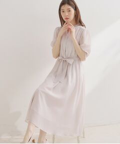 Couture Brooch / クチュールブローチ ロング・マキシ丈ワンピース | シアーストライプワンピース