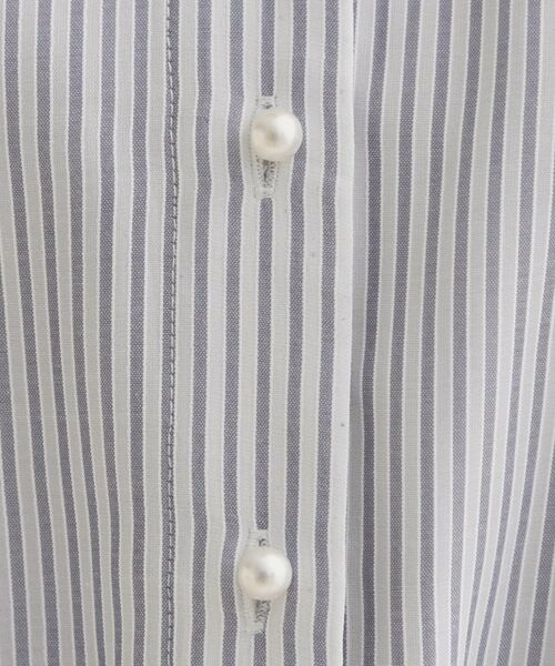 Couture Brooch / クチュールブローチ ロング・マキシ丈ワンピース | シアーストライプワンピース | 詳細17