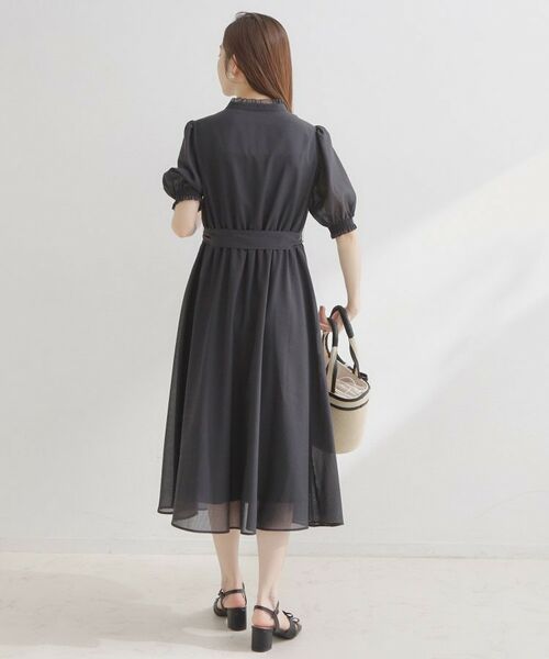 Couture Brooch / クチュールブローチ ロング・マキシ丈ワンピース | シアーストライプワンピース | 詳細24