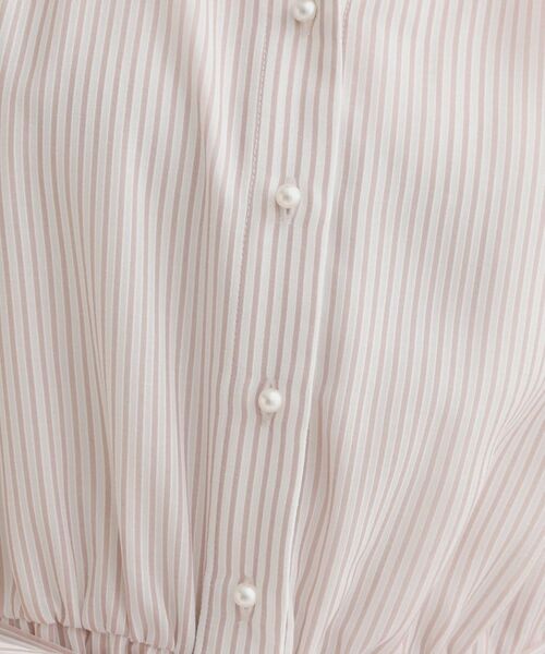 Couture Brooch / クチュールブローチ ロング・マキシ丈ワンピース | シアーストライプワンピース | 詳細8