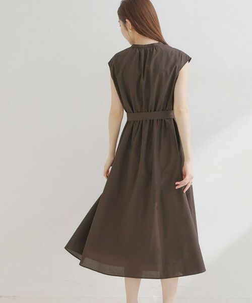 Couture Brooch / クチュールブローチ ロング・マキシ丈ワンピース | リネンライクシアーワンピース | 詳細12