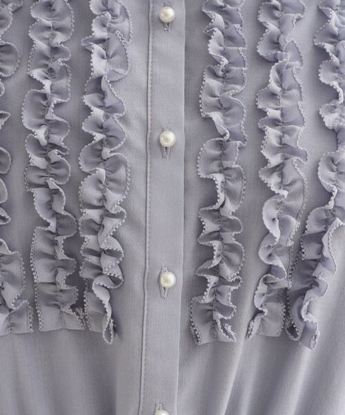 Couture Brooch / クチュールブローチ ロング・マキシ丈ワンピース | リネンライクシアーワンピース | 詳細24